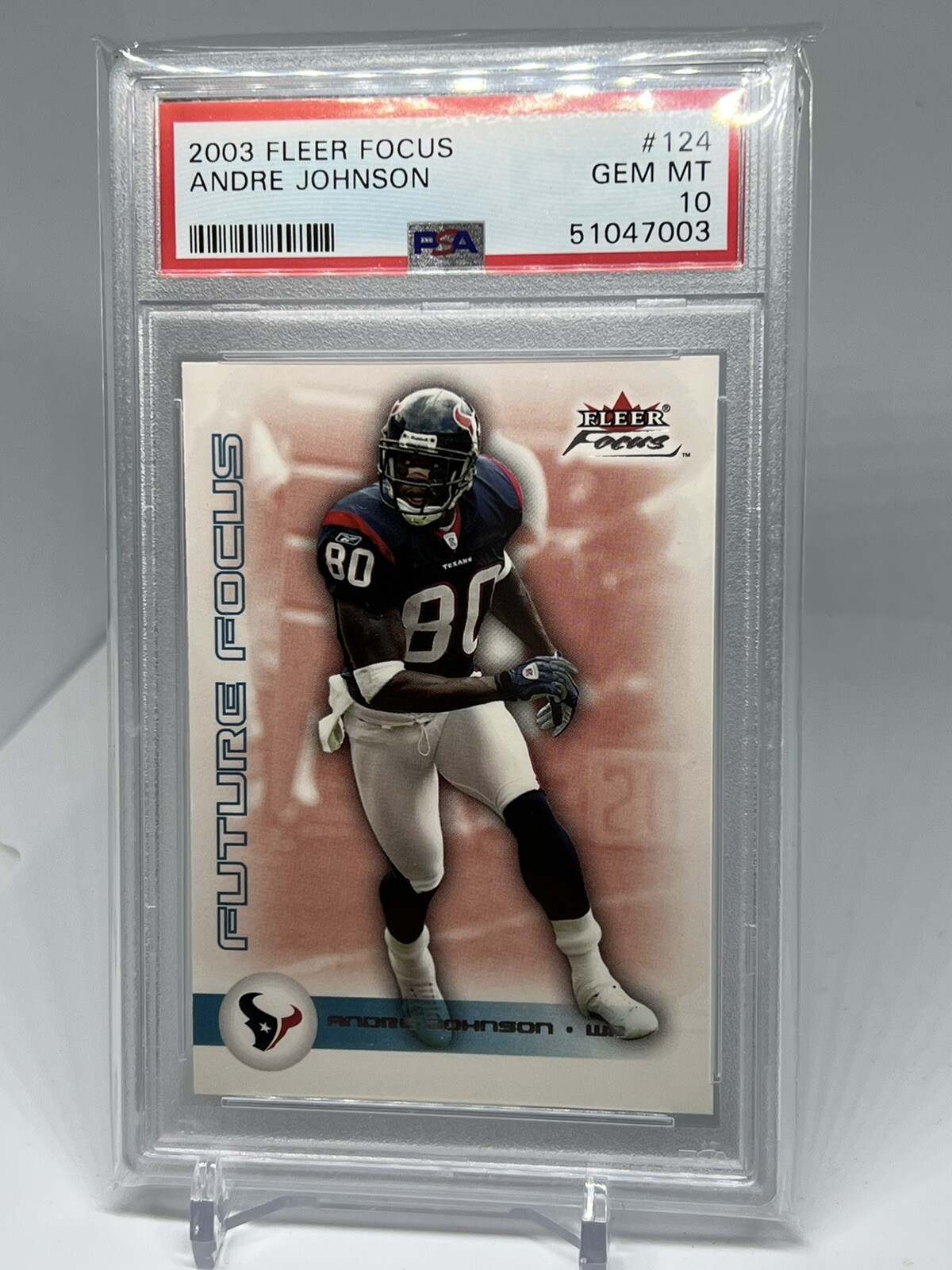 Andre Johnson Fleer Focus #124 Base