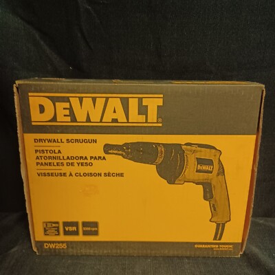 DEWALT DW255R Drywall Screwdriver – 6.0 Amp, 0-5,300 RPM VSR – Certified Refurbished