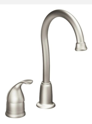 Moen 4905SRS Camerist Spot Resist Stainless One-Handle High Arc Bar Faucet