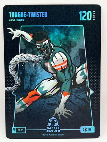 2024 Bo Jackson Battle Arena BattleFoil Ice Tua Tagovailoa Tongue-Twister #BF-99
