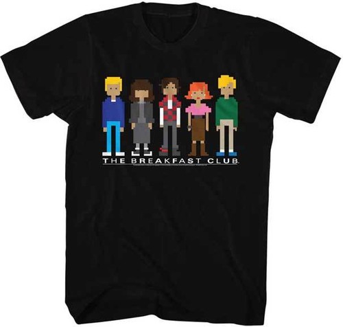 The Breakfast Club Pixels Men's T Shirt Classic Movie