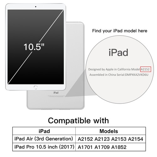 JETech Case for iPad Pro 10.5-Inch and iPad Air 3 (10.5-Inch 2019 Model) - Picture 28 of 79