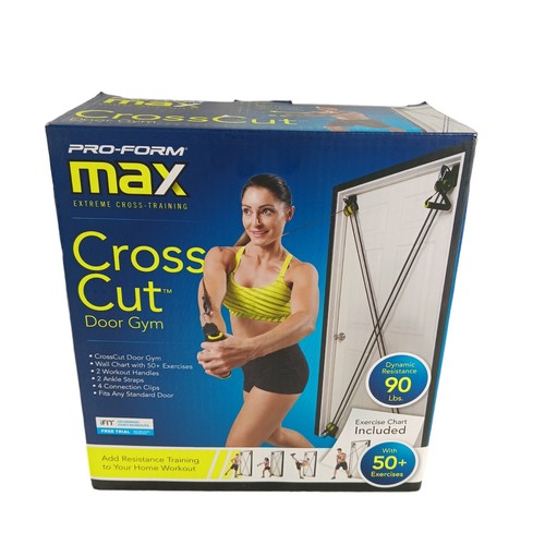 Pro Form Max Cross Cut Door Gym Adjustable To 90lbs Resistance Trainer - 第 1/14 張圖片