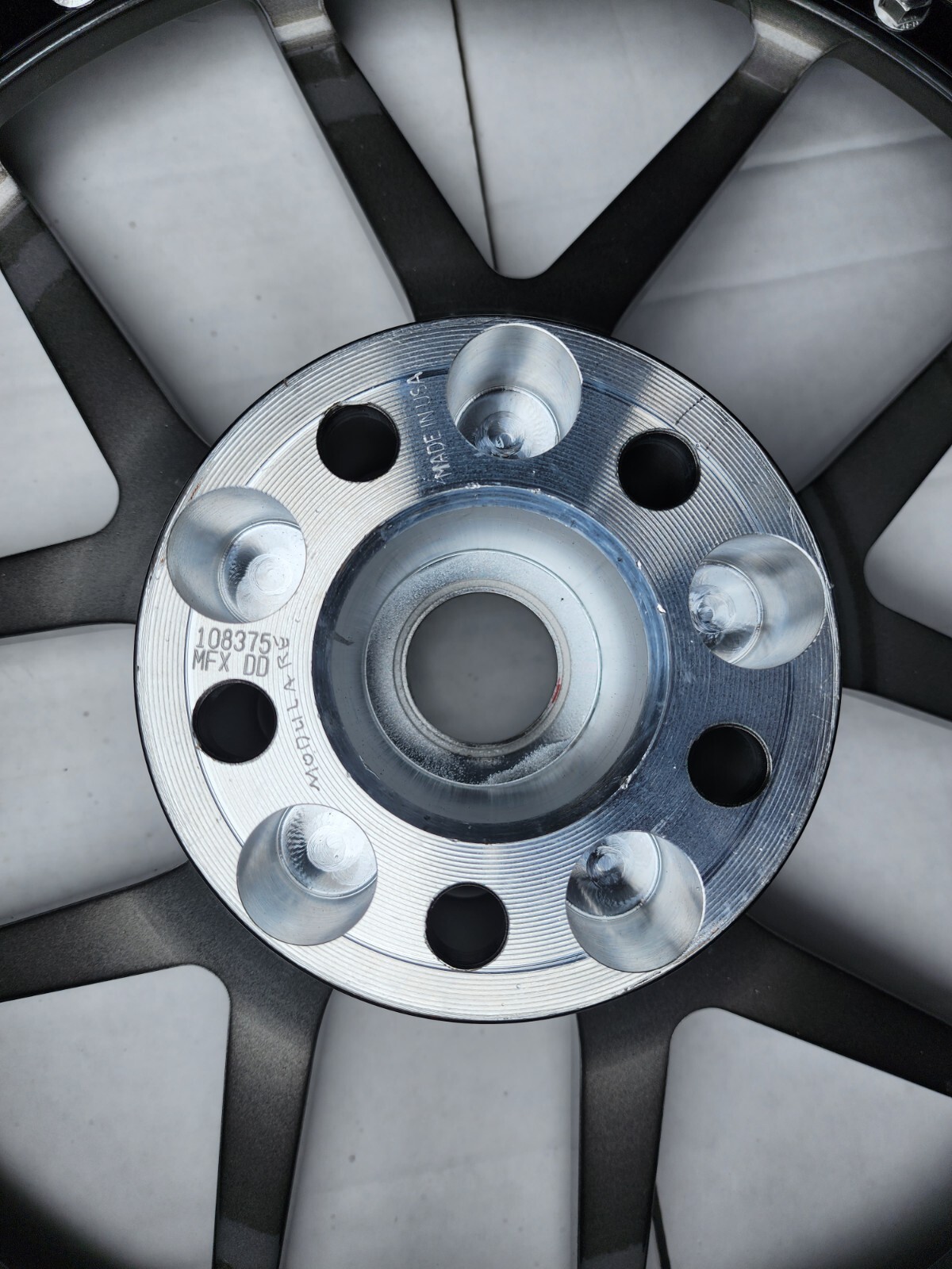 MODULARE B18 BRUSH 2 PIECE FORGED 20" WHEEL SET ONLY FOR FERRARI F430 & 360