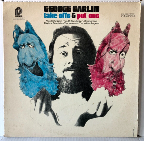 George Carlin TAKE-OFFS & PUT-ONS 1975 Pickwick VG+/VG - Imagen 4 de 5