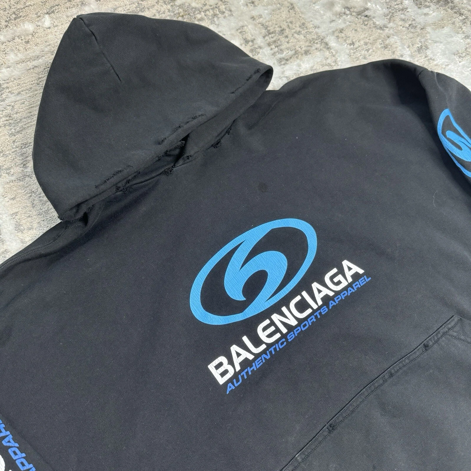 Felpa con cappuccio Balenciaga Surfer