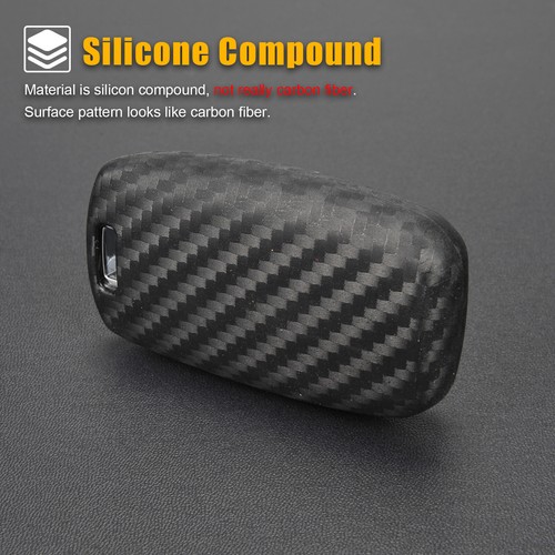 Funda protectora con llave inteligente para automóvil de fibra de carbono para Kia Optima Sorento 2014-2021 - Imagen 6 de 12