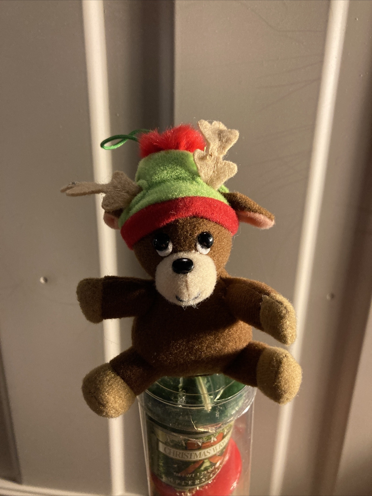 Yankee Candle votive SAMPLER Christmas 4 Votives & Reindeer Ornament eBay