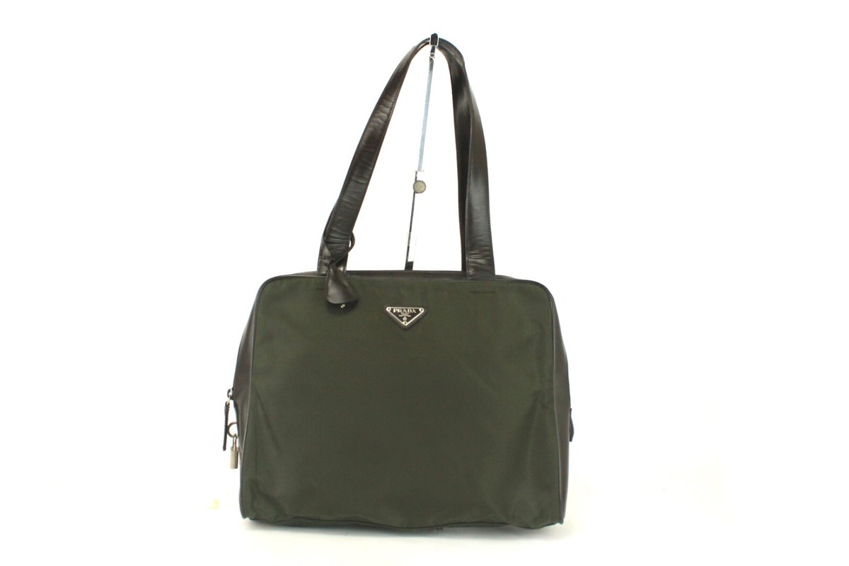 美品 良品 大口 PRADA MILANOトートバッグ DAL1913 緑 s-l1200.jpg
