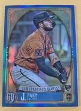 2021 Gypsy Queen Joey Bart Blue Chrome Box Topper 37/99 San Francisco Giants RC