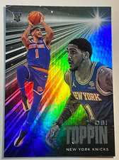 2020-21 Panini Chronicles Basketball #205 Obi Toppin Essentials RC Rookie Knicks