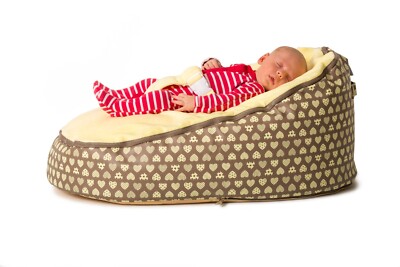 Love Hearts Baby Sitzsack Stuhl waschbar vorgefüllte Babywippe + 2 Bezüge