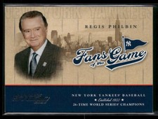 2004 Donruss Studio #216FG-1 Regis Philbin Fans of the Game