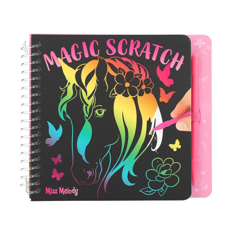Depesche Miss Melody Magic Scratch book Horse horses activity book pony ponies