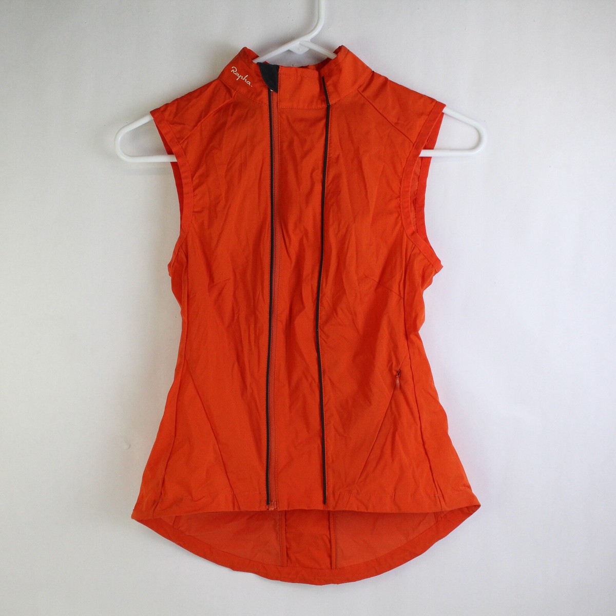 Chaleco De Ciclismo Para Mujer XXS Rapha Naranja De Nylon