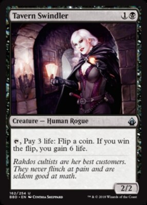 Tavern Swindler Light Play, English Magic the Gathering MTG Battlebond