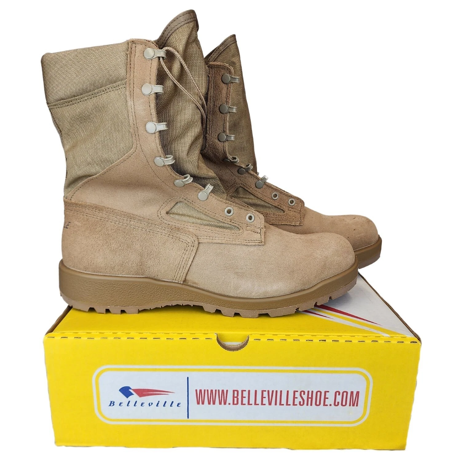 Tan Belleville Desert Combat Boots – New *mocinc.1982*
