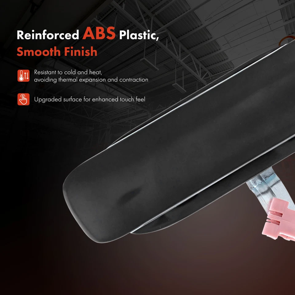 Puerta corredera derecha manija exterior negra para Ford E-150 E-350 Super Duty Foto 3 de 4