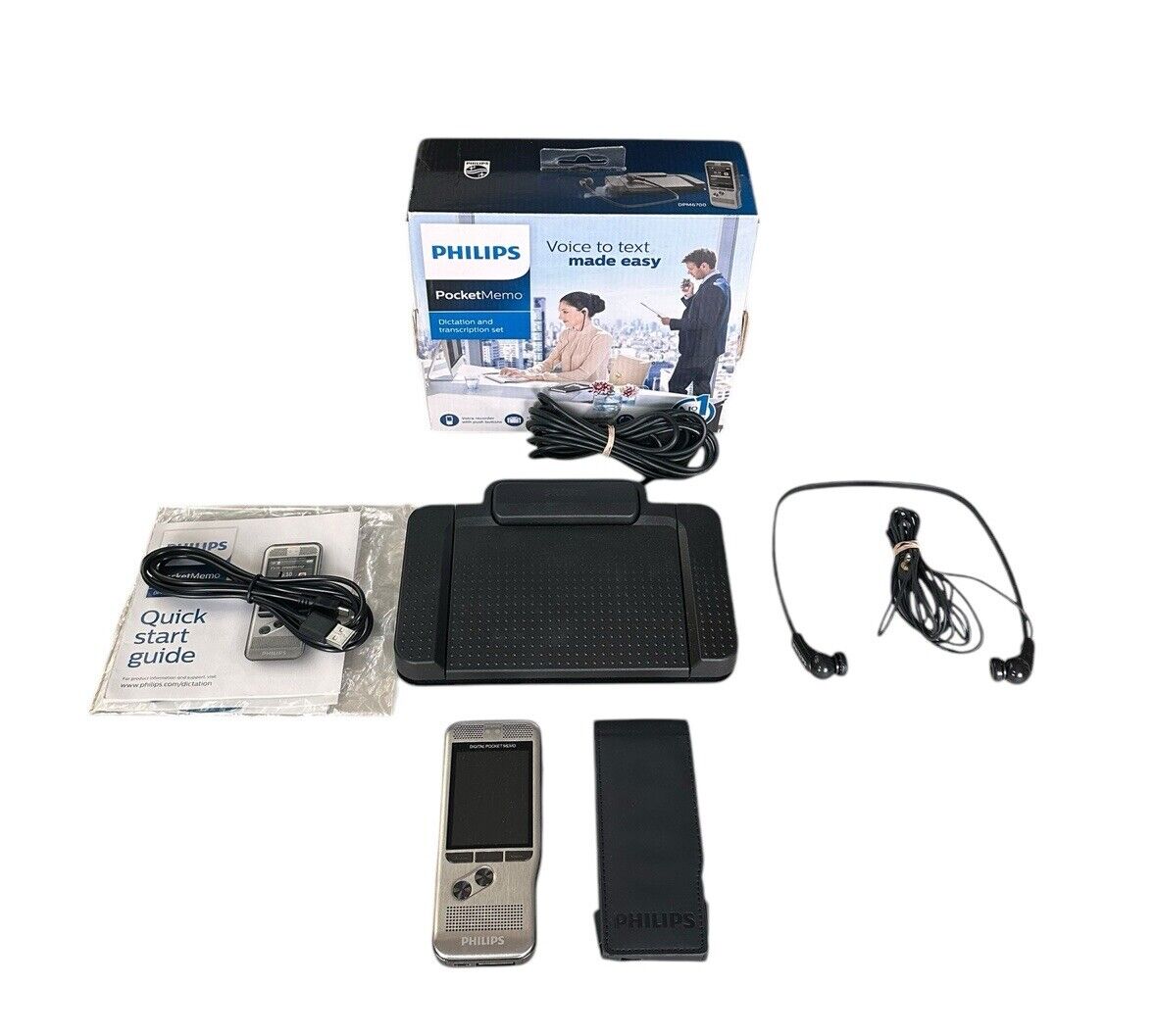 Pocket Memo Dictation/Transcription Kit, Foot Control Pocket Memo Dictation/Transcription Kit, Foot Control