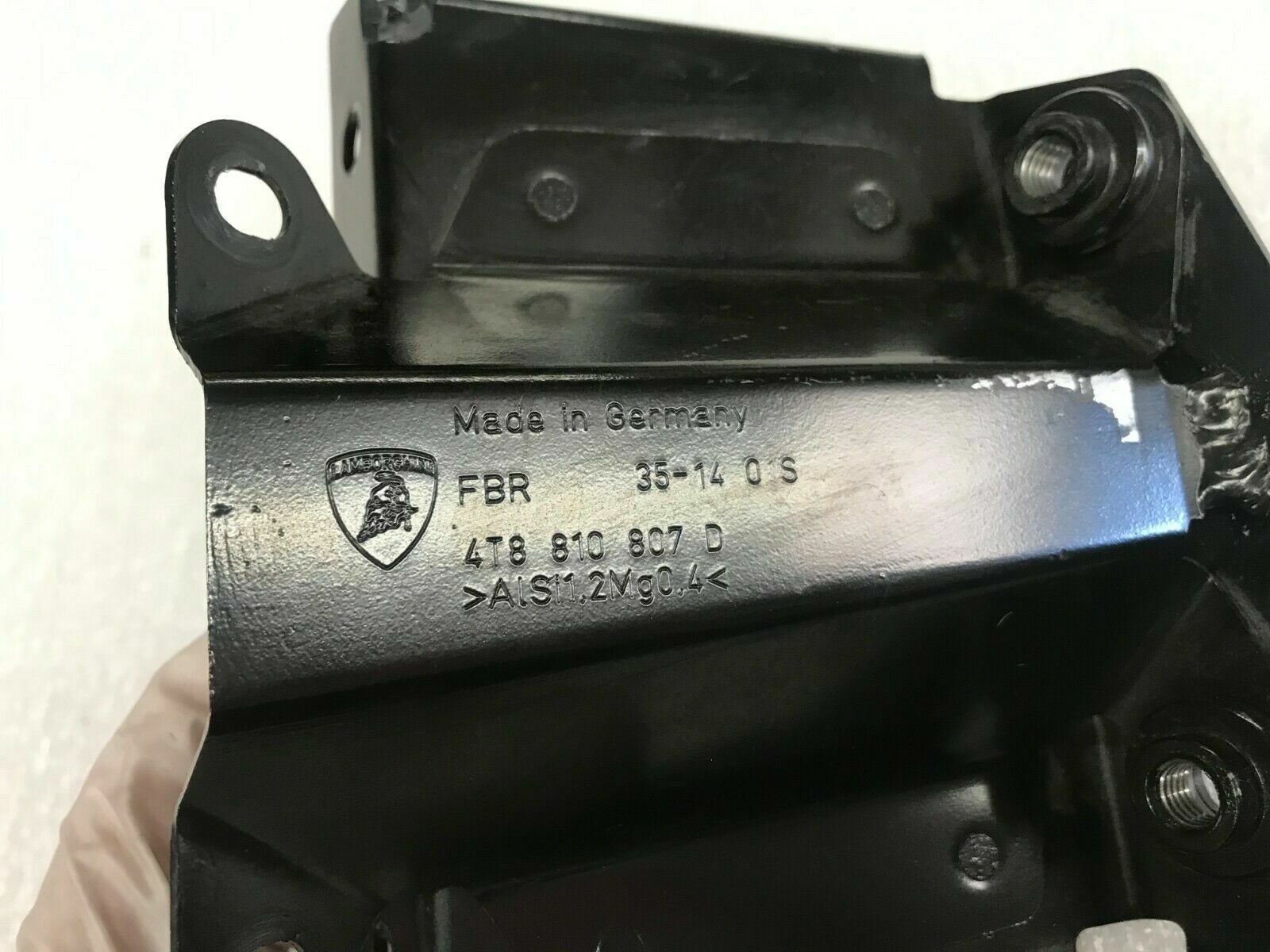 LAMBORGHINI HURACAN LP610 DRIVER LEFT SIDE HOOD HINGE ARM BRACKET OEM 4T8810807D