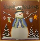 Happy Holidays Snowman Decore Sign! Very Festive!!! 