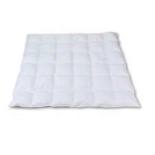 Children Comforters 6x6 Checks 100 Down White Saxon 7.8oz 100x135 - Summer