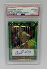 2022 Leaf Valiant Caleb Williams Rising Stock Crystal Green Auto /30  PSA 9