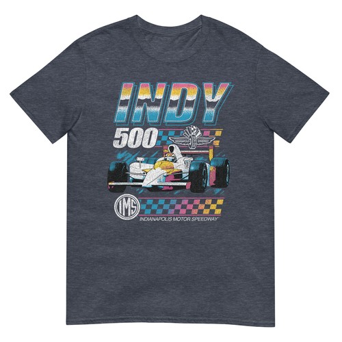 Camiseta Indy 500 Indianapolis Motor Speedway Cromo Envejecido Neón - Imagen 7 de 17