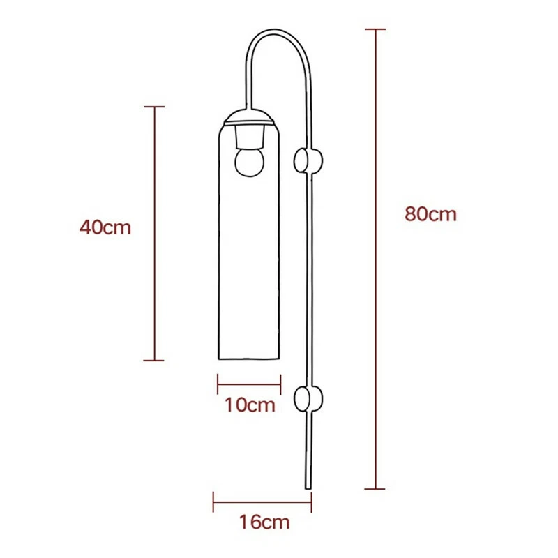 Indoor Wall Lamp Hallway Glass Wall Lightingt Bedroom Wall Sconce Home Wall Ligh - Image 2 of 4