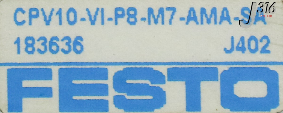2262 FESTO VACUUM CTRL GAS PANEL 273515 W/VLVS 183643 CPV10-VI-P8
