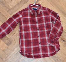 Lands End boys plaid button down shirt, size 10-12 M EUC