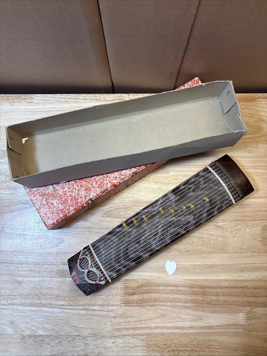 和楽器ミニ琴 箱畳付 Koto harp set 上級 文明琴(短箏/ミニ琴) 豪華 13点セット ケース付き 約92cm 分数琴