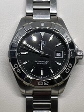 Tag Heuer 27mm Aquaracer Silver Steel Ladies Quartz Watch