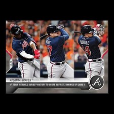 Atlanta Braves - 2021 MLB Topps Now Card 1013 - Print Run: 703 Atlanta Braves
