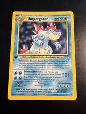 Pokemon Impergator 1. Edition Neo Genesis Deutsch Holo 4/111