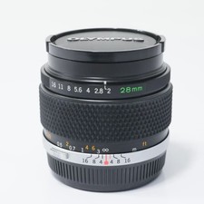 OLYMPUS ZUIKO 28mm F2 Multi-Coated OM Mount Manual Focus Lens from Japan D0911