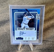 2021 Panini Contenders Baseball Draft Ticket J.D. Orr PT2-JO Auto #d 57/99 