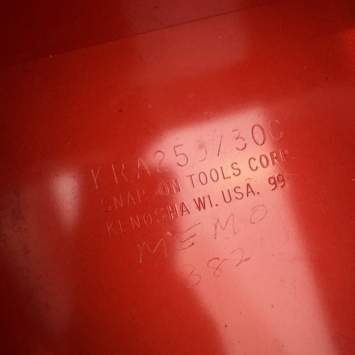 SNAP ON Toolbox Number KRA25D /AND Pull It Tray KRA-3A Used Good Condition USA - Picture 9 of 9