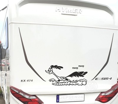 Roadrunner meep meep Aufkleber 70x34cm CW22 Road Runner Auto  Wohnwagen PKW Bus