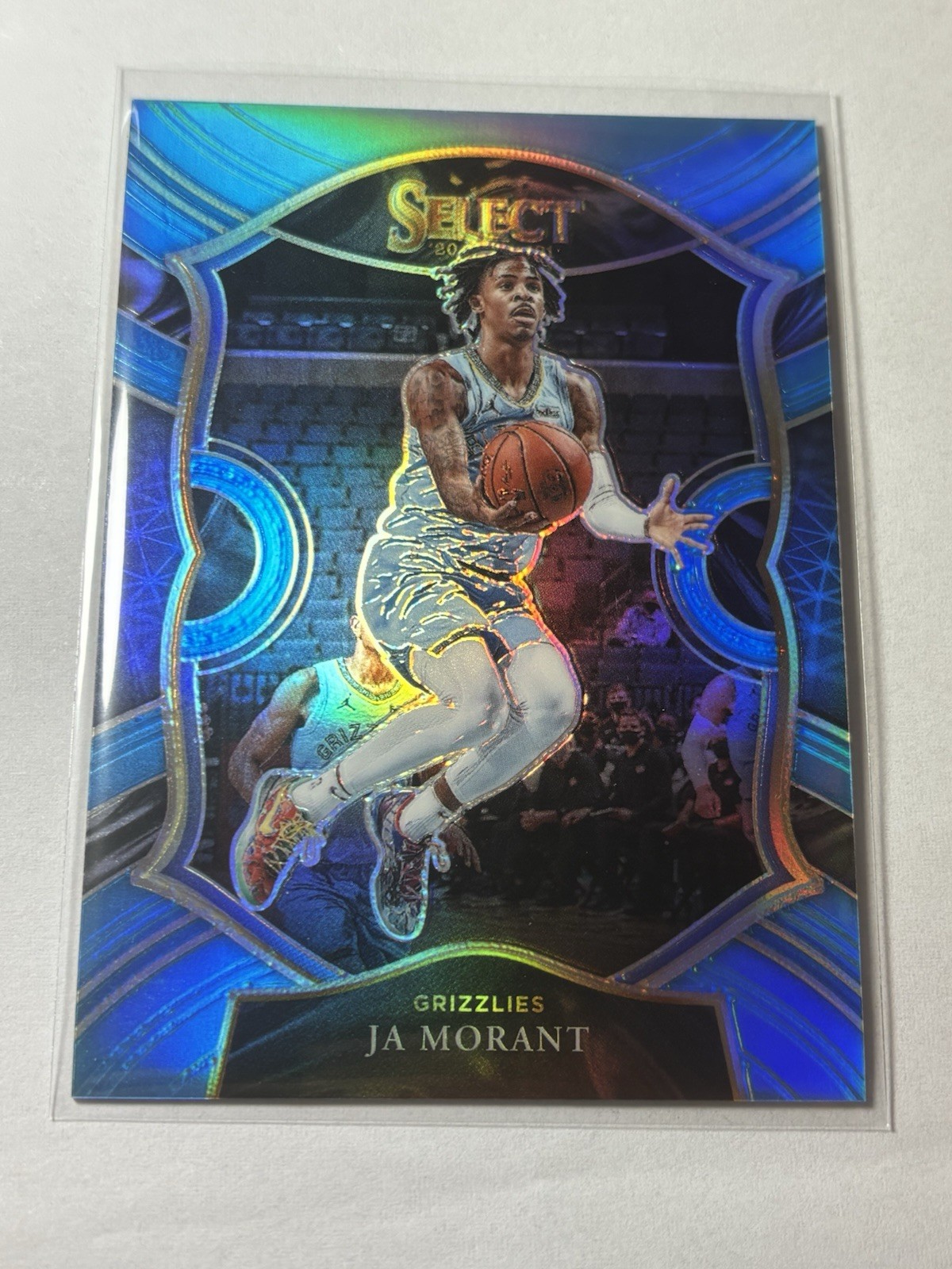 2020-21 Panini Select - Concourse Ja Morant #60 Light Blue Prizm /299