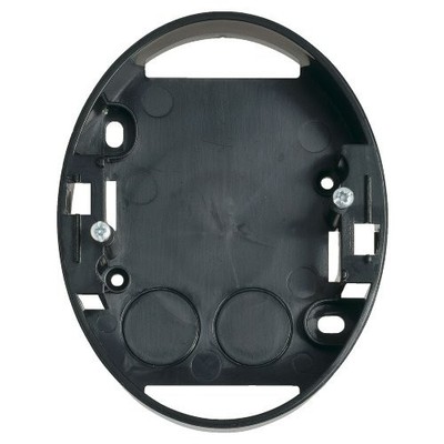 Elso WDE011352 Renova Aufputz Gehaeuse, 2-fach Steckdose, 25mm, PC/ABS, schwarz