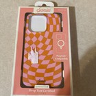 Sonix Apple iPhone 15 Pro Case w/ MagSafe Checkmate PINK/ORANGE - NEW!