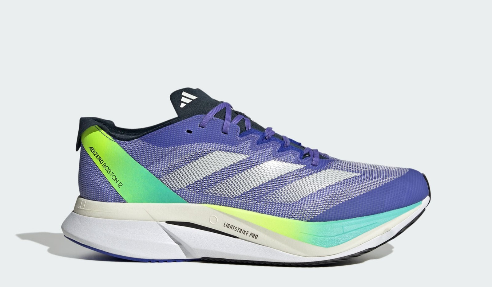 Adidas Adizero Boston 12 Running Shoes Blue Green IF9211 Mens size