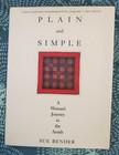 Plain and Simple : A Journey to the Amish by Sue Bender SIGNED