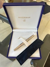 WATERMAN EXCEPTION  Fountain pen - Sterling Silver - "M" 18K Nib - Perfect