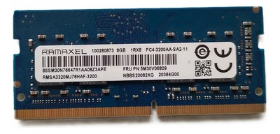 BLUE - RAMAXEL 8GB DDR4 3200 LAPTOP SODIMM RAM