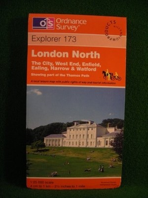 London North: Sheet 173 (Explorer Maps) by Ordnance Survey Sheet map, folded The
