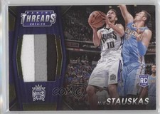 2014-15 Panini Threads Rookie Jumbo Materials Prime 21/25 Nik Stauskas #8 0b9