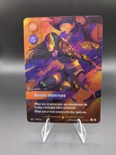 Sivir, Battle Mistress (Overnumbered) #250/221 (Foil) NM Spiritforged Riftbound — live eBay listing