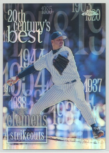 Roger Clemens [Refractor] #472 2000 Topps Chrome card